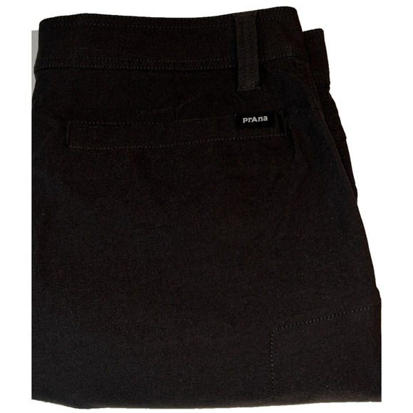 Prana Men's Performance Stretch Shorts 33" Waist 7" Inseam Dark Gray Chino Flat‎ - Picture 1 of 5